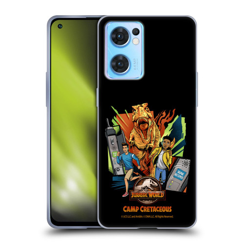 Jurassic World: Camp Cretaceous Character Art Signal Soft Gel Case for OPPO Reno7 5G / Find X5 Lite
