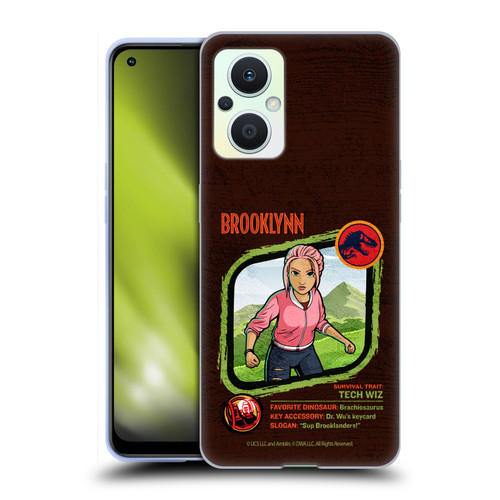 Jurassic World: Camp Cretaceous Character Art Brooklynn Soft Gel Case for OPPO Reno8 Lite