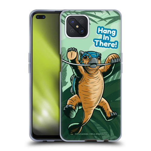 Jurassic World: Camp Cretaceous Character Art Hang In There Soft Gel Case for OPPO Reno4 Z 5G