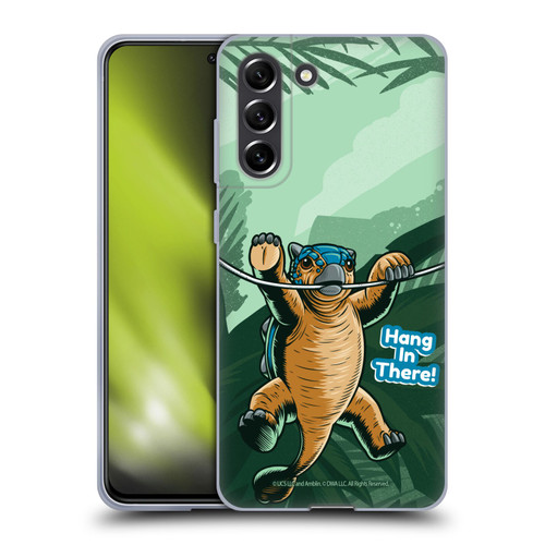 Jurassic World: Camp Cretaceous Character Art Hang In There Soft Gel Case for Samsung Galaxy S21 FE 5G