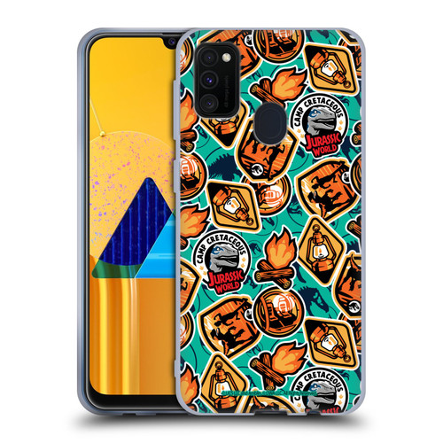 Jurassic World: Camp Cretaceous Character Art Pattern Soft Gel Case for Samsung Galaxy M30s (2019)/M21 (2020)