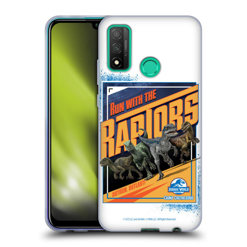 Jurassic World: Camp Cretaceous Dinosaur Graphics Run Soft Gel Case for Huawei P Smart (2020)