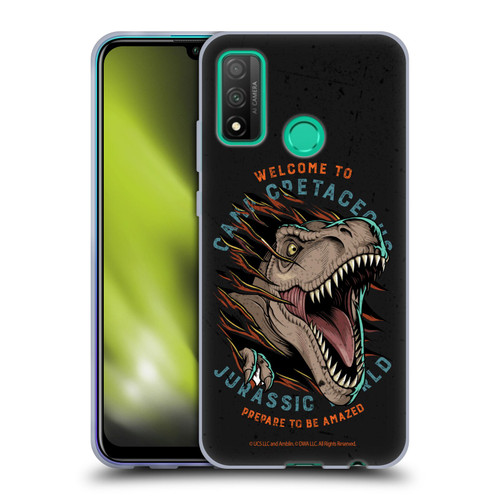 Jurassic World: Camp Cretaceous Dinosaur Graphics Welcome Soft Gel Case for Huawei P Smart (2020)