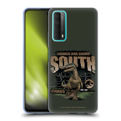 Jurassic World: Camp Cretaceous Dinosaur Graphics Things Are Going South Soft Gel Case for Huawei P Smart (2021)