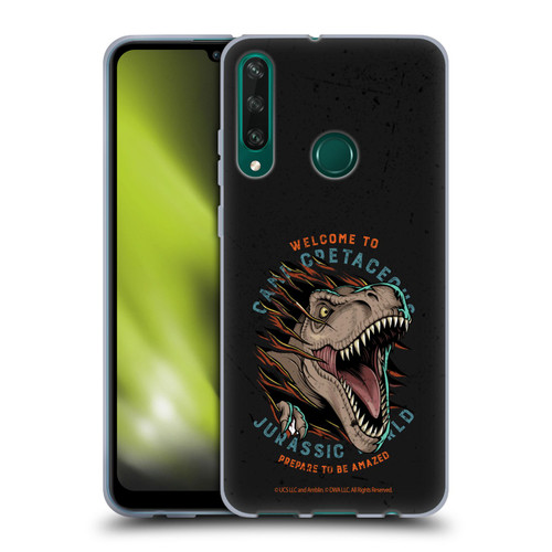 Jurassic World: Camp Cretaceous Dinosaur Graphics Welcome Soft Gel Case for Huawei Y6p