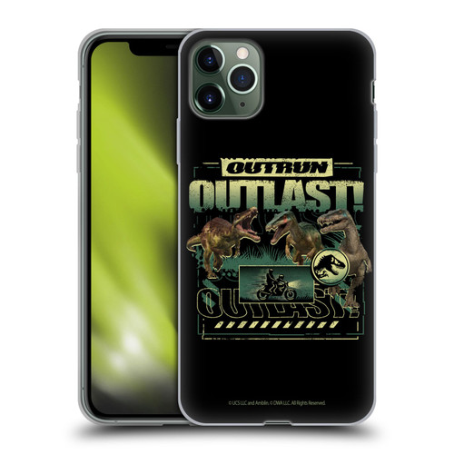 Jurassic World: Camp Cretaceous Dinosaur Graphics Outlast Soft Gel Case for Apple iPhone 11 Pro Max