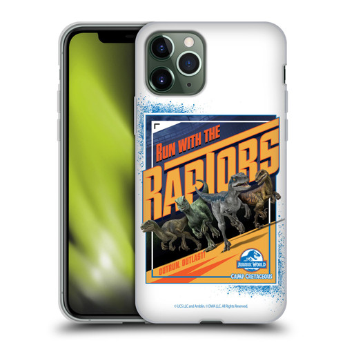 Jurassic World: Camp Cretaceous Dinosaur Graphics Run Soft Gel Case for Apple iPhone 11 Pro