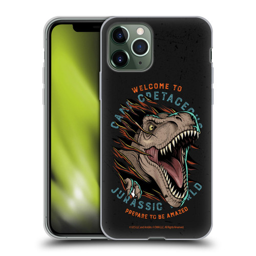 Jurassic World: Camp Cretaceous Dinosaur Graphics Welcome Soft Gel Case for Apple iPhone 11 Pro