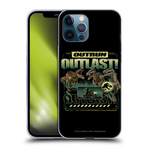 Jurassic World: Camp Cretaceous Dinosaur Graphics Outlast Soft Gel Case for Apple iPhone 12 Pro Max