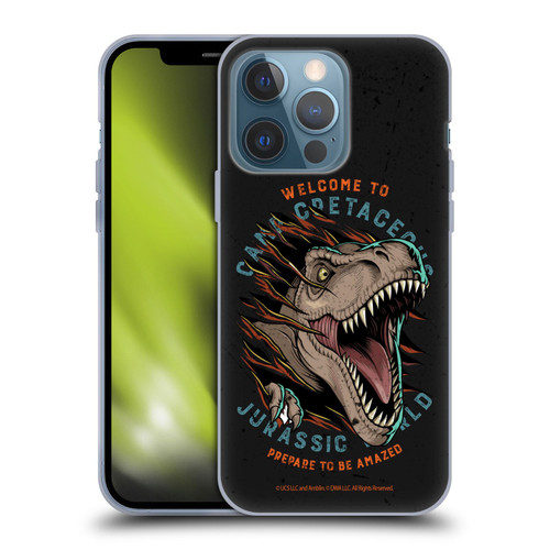 Jurassic World: Camp Cretaceous Dinosaur Graphics Welcome Soft Gel Case for Apple iPhone 13 Pro