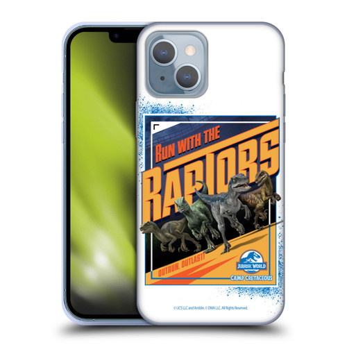 Jurassic World: Camp Cretaceous Dinosaur Graphics Run Soft Gel Case for Apple iPhone 14