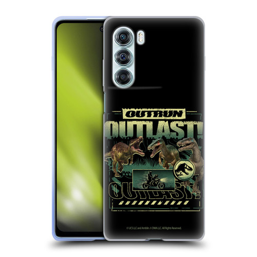 Jurassic World: Camp Cretaceous Dinosaur Graphics Outlast Soft Gel Case for Motorola Edge S30 / Moto G200 5G