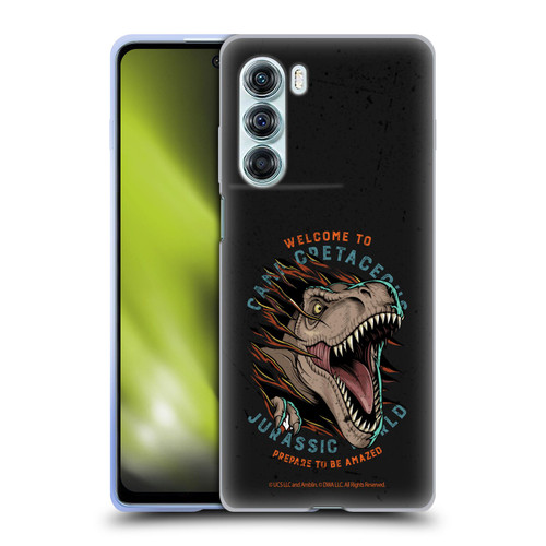 Jurassic World: Camp Cretaceous Dinosaur Graphics Welcome Soft Gel Case for Motorola Edge S30 / Moto G200 5G