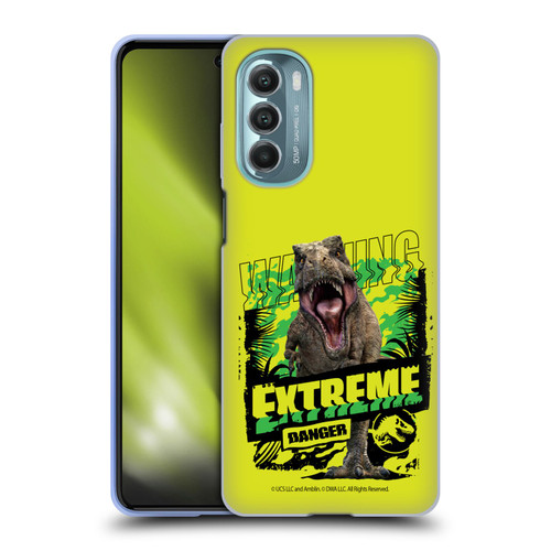 Jurassic World: Camp Cretaceous Dinosaur Graphics Extreme Danger Soft Gel Case for Motorola Moto G Stylus 5G (2022)