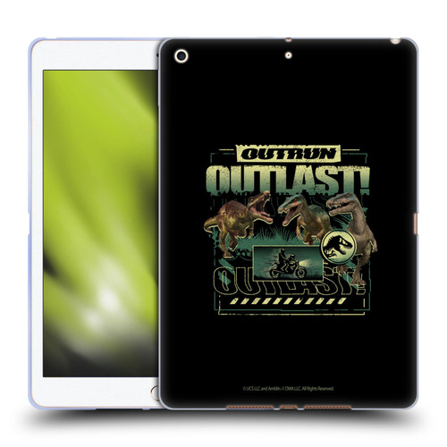 Jurassic World: Camp Cretaceous Dinosaur Graphics Outlast Soft Gel Case for Apple iPad 10.2 2019/2020/2021