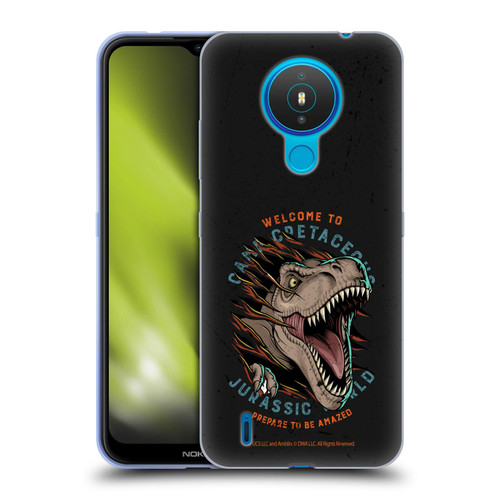 Jurassic World: Camp Cretaceous Dinosaur Graphics Welcome Soft Gel Case for Nokia 1.4