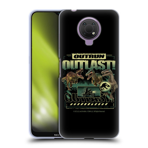 Jurassic World: Camp Cretaceous Dinosaur Graphics Outlast Soft Gel Case for Nokia G10