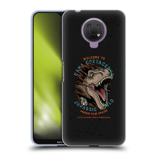 Jurassic World: Camp Cretaceous Dinosaur Graphics Welcome Soft Gel Case for Nokia G10