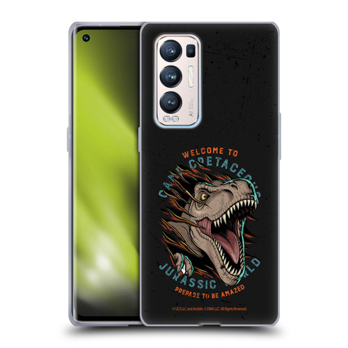 Jurassic World: Camp Cretaceous Dinosaur Graphics Welcome Soft Gel Case for OPPO Find X3 Neo / Reno5 Pro+ 5G