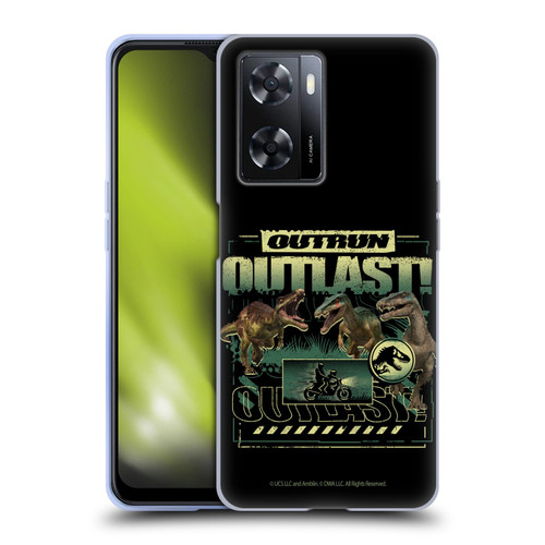 Jurassic World: Camp Cretaceous Dinosaur Graphics Outlast Soft Gel Case for OPPO A57s