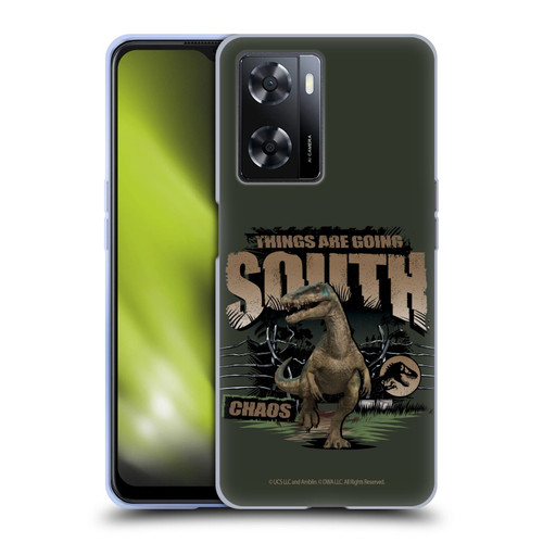 Jurassic World: Camp Cretaceous Dinosaur Graphics Things Are Going South Soft Gel Case for OPPO A57s