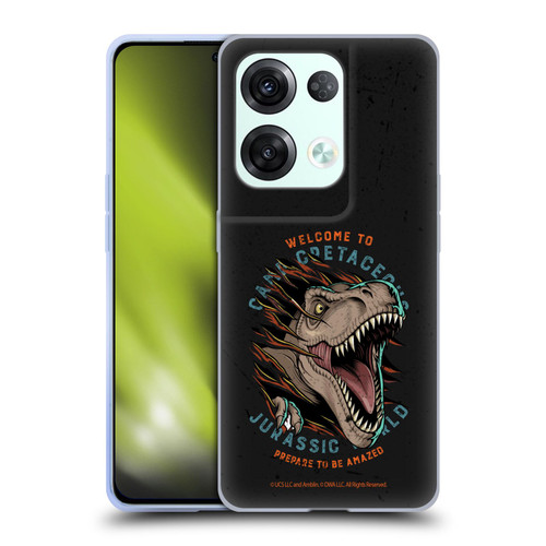 Jurassic World: Camp Cretaceous Dinosaur Graphics Welcome Soft Gel Case for OPPO Reno8 Pro