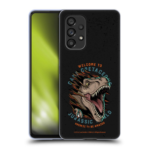 Jurassic World: Camp Cretaceous Dinosaur Graphics Welcome Soft Gel Case for Samsung Galaxy A53 5G (2022)