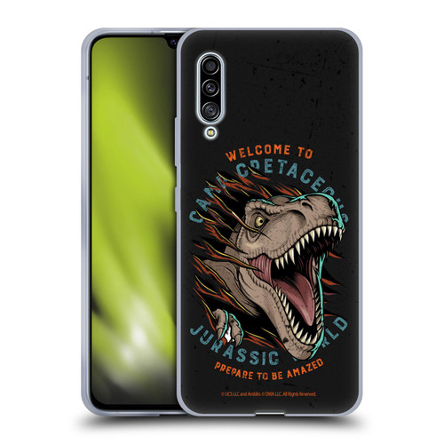 Jurassic World: Camp Cretaceous Dinosaur Graphics Welcome Soft Gel Case for Samsung Galaxy A90 5G (2019)