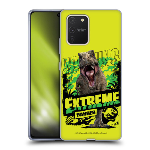 Jurassic World: Camp Cretaceous Dinosaur Graphics Extreme Danger Soft Gel Case for Samsung Galaxy S10 Lite