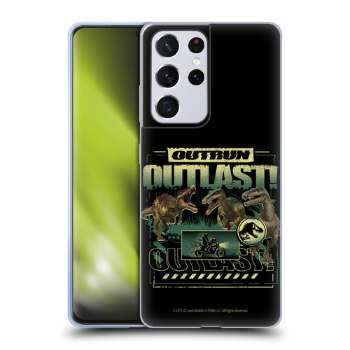 Jurassic World: Camp Cretaceous Dinosaur Graphics Outlast Soft Gel Case for Samsung Galaxy S21 Ultra 5G