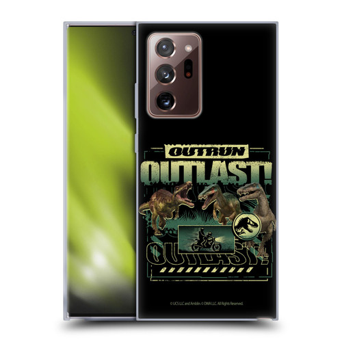 Jurassic World: Camp Cretaceous Dinosaur Graphics Outlast Soft Gel Case for Samsung Galaxy Note20 Ultra / 5G