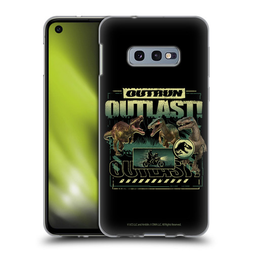 Jurassic World: Camp Cretaceous Dinosaur Graphics Outlast Soft Gel Case for Samsung Galaxy S10e
