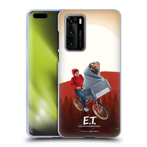 E.T. Graphics Elliot And E.T. Soft Gel Case for Huawei P40 5G