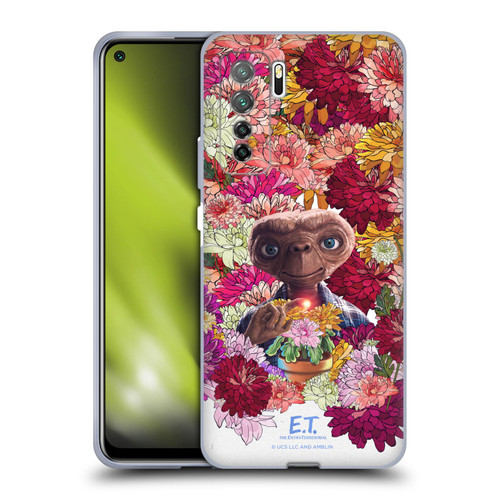 E.T. Graphics Floral Soft Gel Case for Huawei Nova 7 SE/P40 Lite 5G
