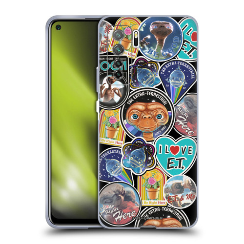 E.T. Graphics Sticker Prints Soft Gel Case for Huawei Nova 7 SE/P40 Lite 5G