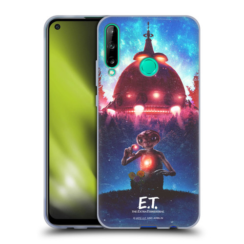 E.T. Graphics Spaceship Soft Gel Case for Huawei P40 lite E