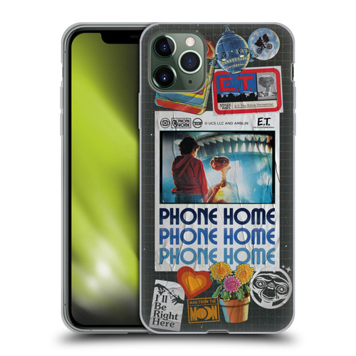 E.T. Graphics Phone Home Collage Soft Gel Case for Apple iPhone 11 Pro Max