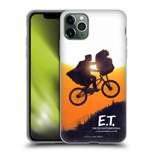 E.T. Graphics Riding Bike Sunset Soft Gel Case for Apple iPhone 11 Pro Max