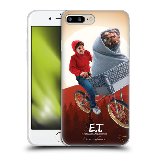 E.T. Graphics Elliot And E.T. Soft Gel Case for Apple iPhone 7 Plus / iPhone 8 Plus