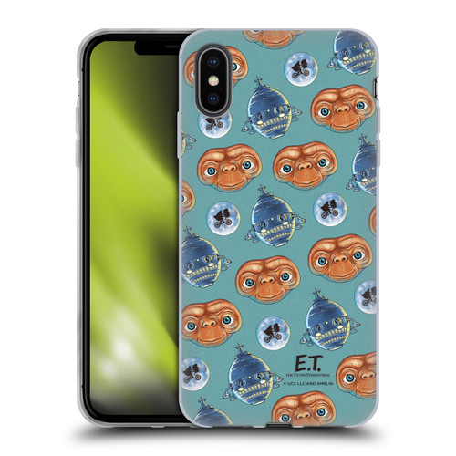 E.T. Graphics Pattern Soft Gel Case for Apple iPhone XS Max