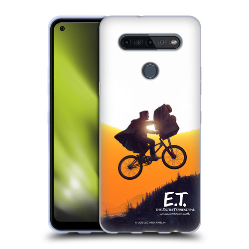 E.T. Graphics Riding Bike Sunset Soft Gel Case for LG K51S