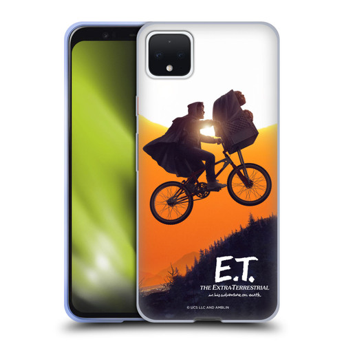 E.T. Graphics Riding Bike Sunset Soft Gel Case for Google Pixel 4 XL