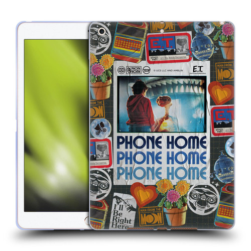 E.T. Graphics Phone Home Collage Soft Gel Case for Apple iPad 10.2 2019/2020/2021