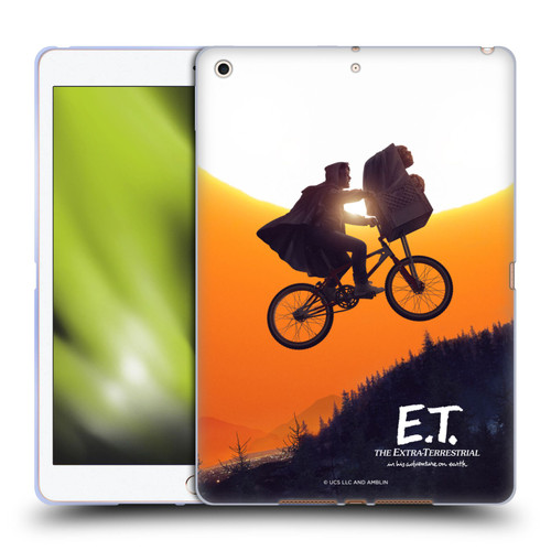 E.T. Graphics Riding Bike Sunset Soft Gel Case for Apple iPad 10.2 2019/2020/2021