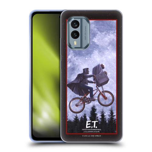 E.T. Graphics Night Bike Rides Soft Gel Case for Nokia X30