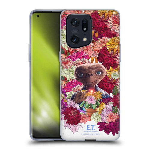E.T. Graphics Floral Soft Gel Case for OPPO Find X5 Pro