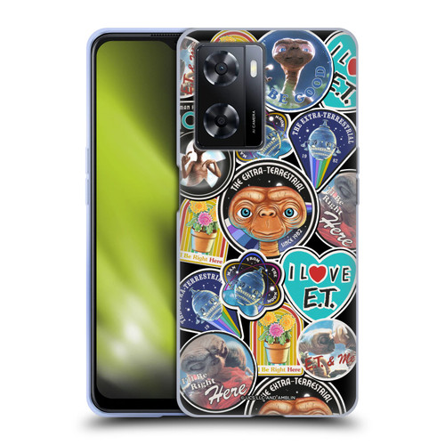 E.T. Graphics Sticker Prints Soft Gel Case for OPPO A57s