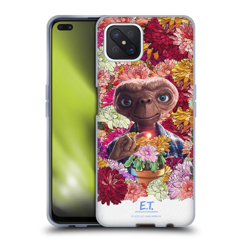 E.T. Graphics Floral Soft Gel Case for OPPO Reno4 Z 5G