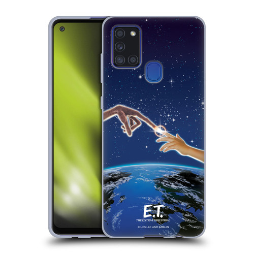 E.T. Graphics Touch Finger Soft Gel Case for Samsung Galaxy A21s (2020)