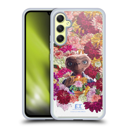 E.T. Graphics Floral Soft Gel Case for Samsung Galaxy A34 5G